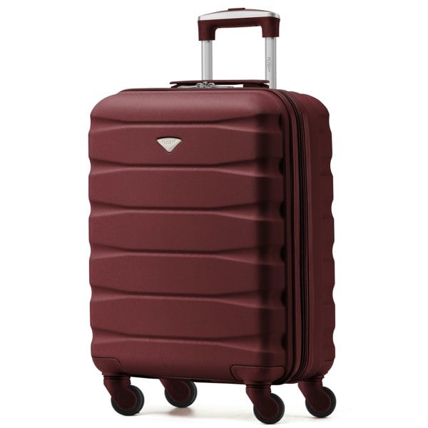 Flight Knight 55x40x23cm Lightweight 4 Wheel Cabin Carry On Suitcase