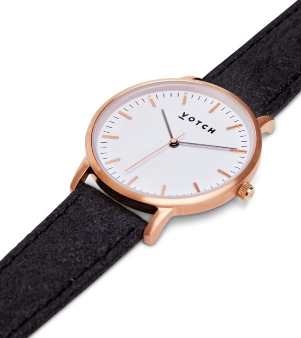 Votch Rose Gold & Piñatex Watch | Moment