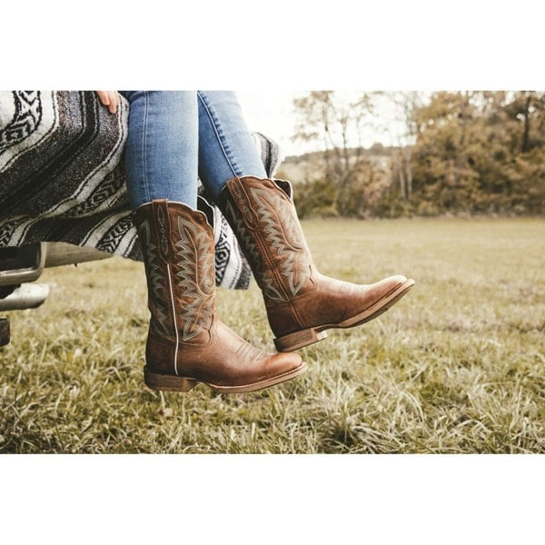Durango Lady Rebel Pro Leather Women's Burnished Sand Boots