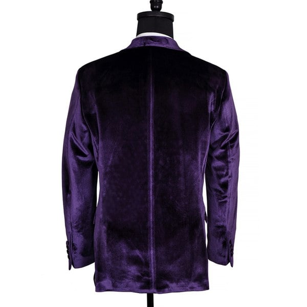 David WeJ Maison Velvet Blazer - Purple