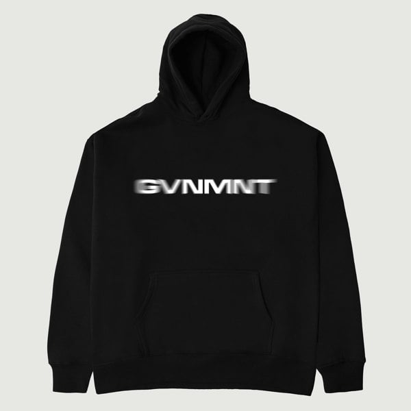 GVNMNT Clothing Co Blurred Lines Hoodie - Black