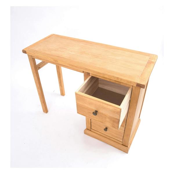 Cabinet Bits Lucca 3 Drawer Desk - Dressing Table Brass Knob