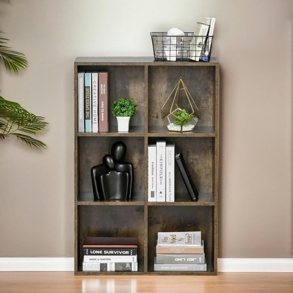 Rafaelo Mobilia 6 Cube Storage Unit Bookcase