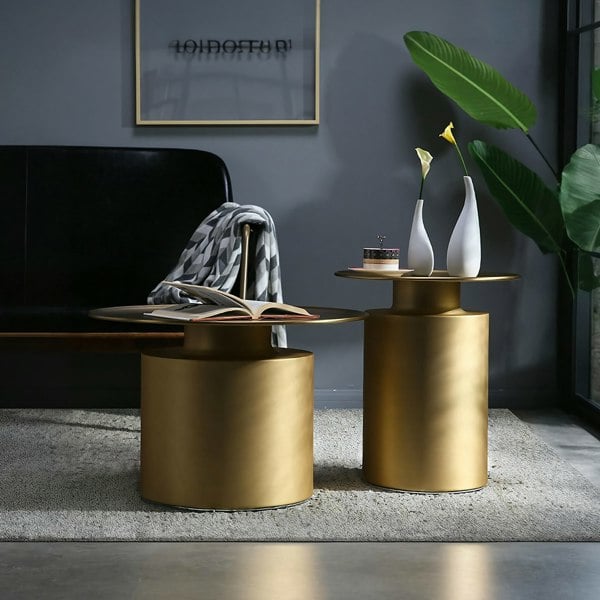 Tevis Coffee Table, Gold-Weilai Concept-Weilai Concept