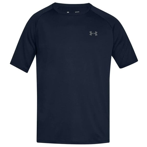 Under Armour Mens Tech T-Shirt - Academy Blue/Graphite