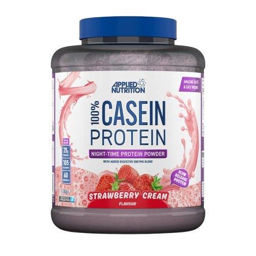 Applied Nutrition 100% Casein Protein, Strawberry Cream - 1800g