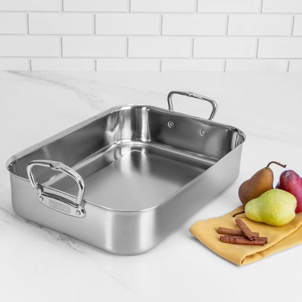 Hestan Classic Roasting Tray & Rack: Small - 37cm x 31cm x 7.5cm