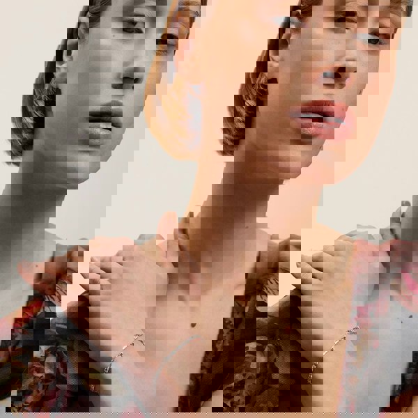 Ted Baker ISELA Silver Tone Plated Crystal Baguette Toggle Bracelet TBJ3780-01-02