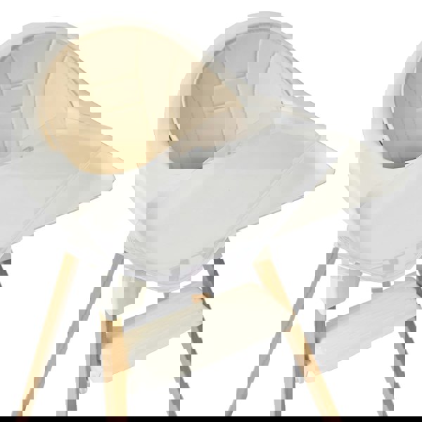 Liberty House Toys Kids High Chair – White and Beechwood