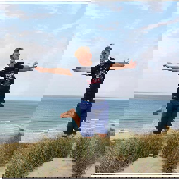 Lazy Jacks Boys Printed Cotton T-Shirt - Marine