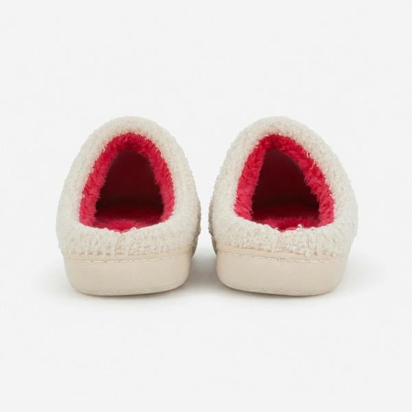 Jo & Joe BOW Slippers Mule Slippers   in  Cream