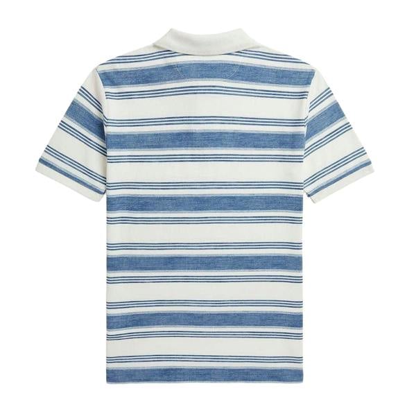 Ralph Lauren Childrens/Kids Cotton Polo Shirt - White/Blue - 
