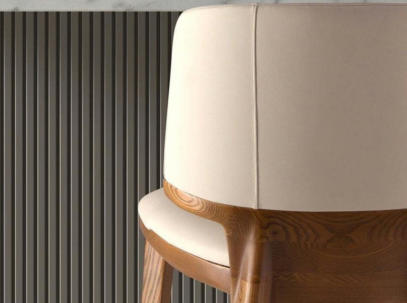 Angel Cerdá Cream Leatherette Stool 4208
