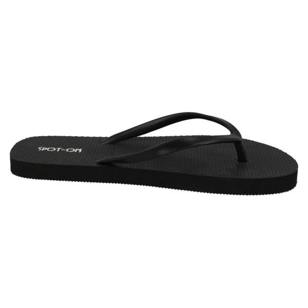Spot On Ladies Spot On Toe Post Flip Flops