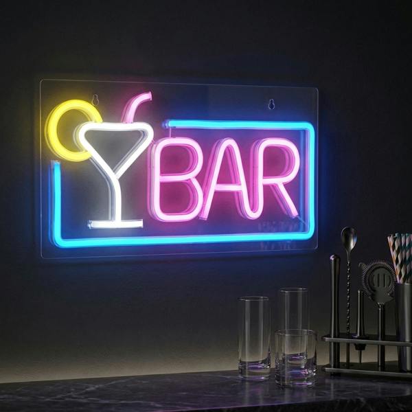 Garden Greatness NeonEsque Cocktail Bar LED Neon Sign
