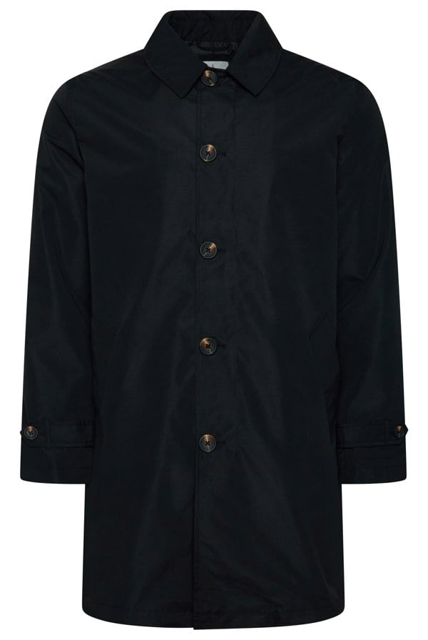 Grey Hawk James Grey Hawk Basic Raincoat in Black
