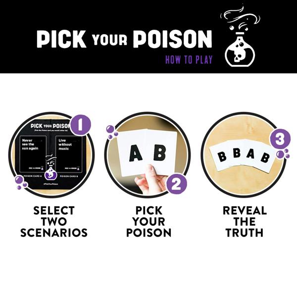 Dyce Games Pick Your Poison Family Game