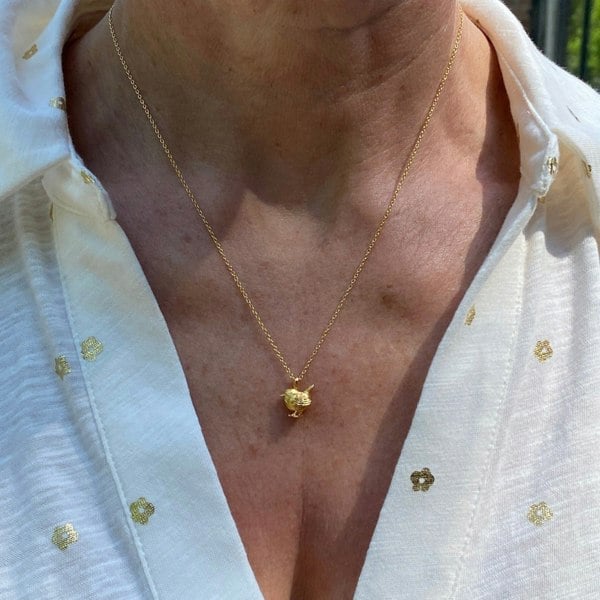 Gold Wren Necklace - Reeves & Reeves