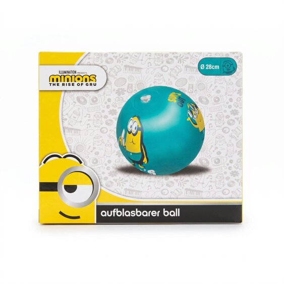 Onomato! Minions Inflatable Beach Ball 28cm Diameter Blue