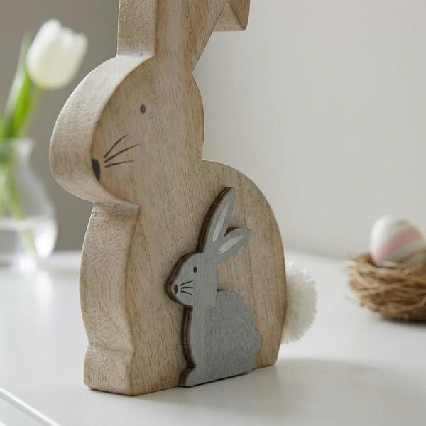 Garden Greatness Springtime Duo Bunny Rabbit Ornament