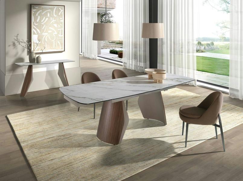Angel Cerdá Dark brown fabric chair 4236