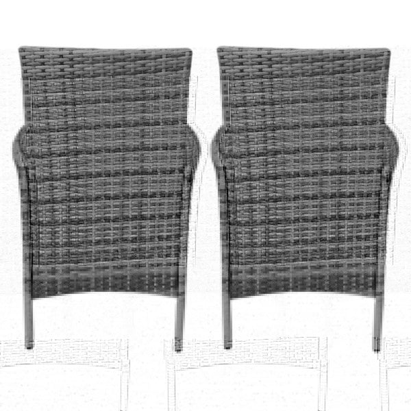 Jardi Rattan Bistro Set Grey