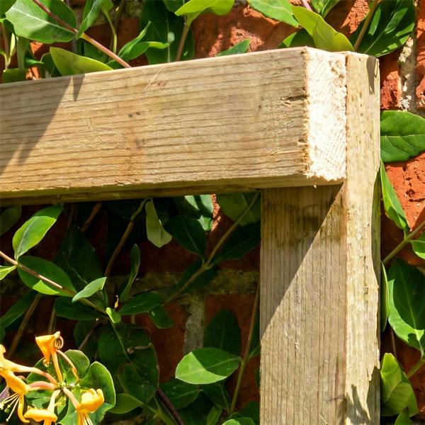 3 pack trellis flat top privacy square [w.6ft x h.3ft] 1