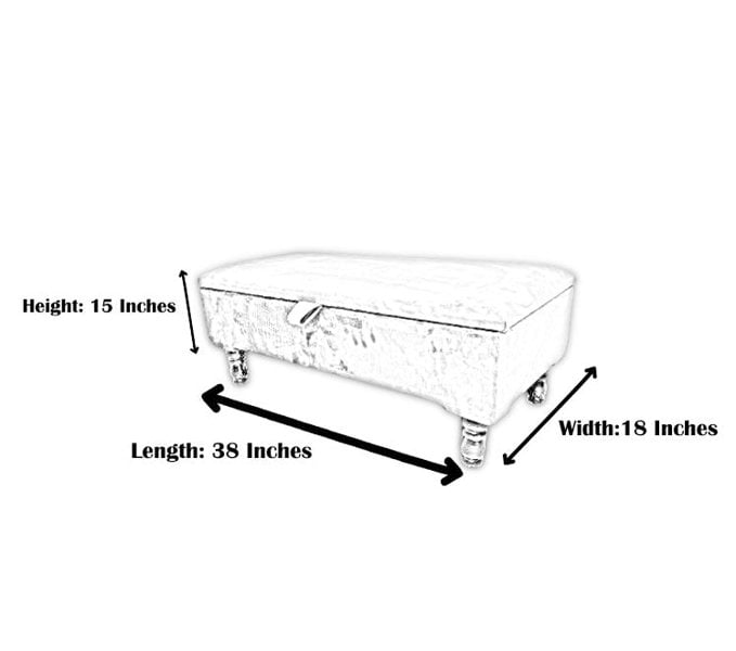 ISTOOLS Premium Multi‑Colour Ottoman Storage Bench Coffee Table – Multi‑Functional Living Room Seating & Storage