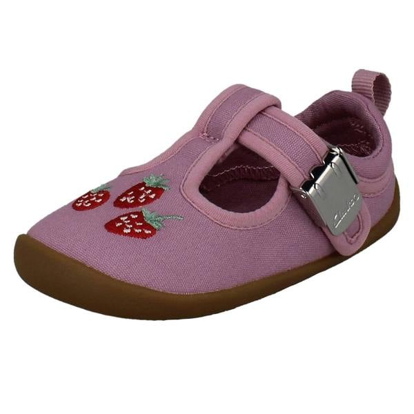 Clarks Girls Clarks Pre-Walker T-Bar Doodles Roamer Grow
