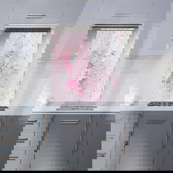 Warren Reed - Designer Light Pink Textured Effect Kitchen Splashback