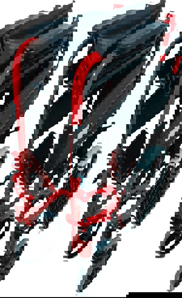 Aidapt Compact Transport Aluminium Wheelchair Red