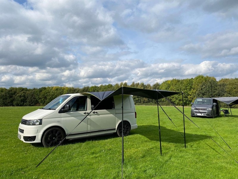 Rectangle Campervan Shade Canopy OLPRO ,imageset:Charcoal