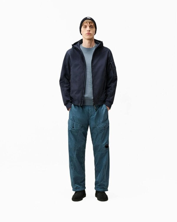C.P. Company Lens C.P. Shell-R Hooded Mens Jacket - Total Eclipse 888