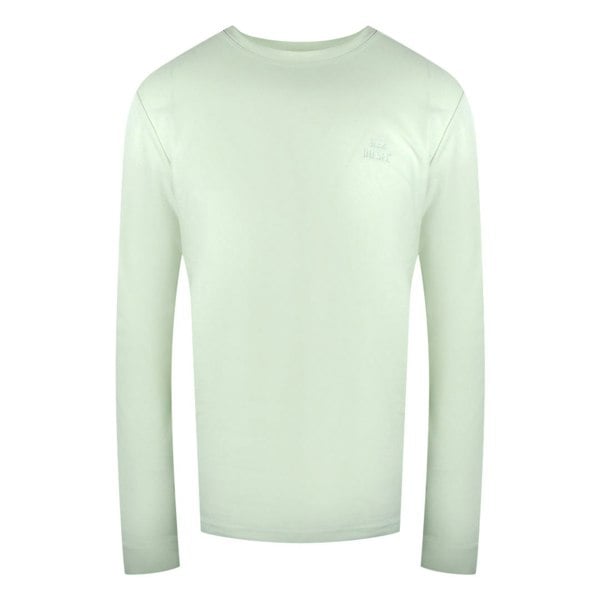 Diesel Monotone Logo Long Sleeve Off White T-Shirt - Nova Clothing