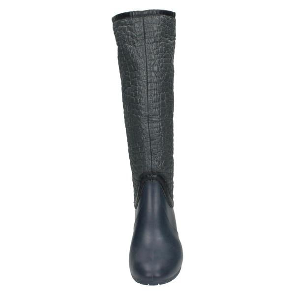 Spot On Ladies Spot On Crocodile Style Wellington Boots