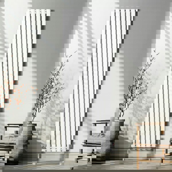 Monstershop Oval Column Radiator – 1800mm x 600mm – White