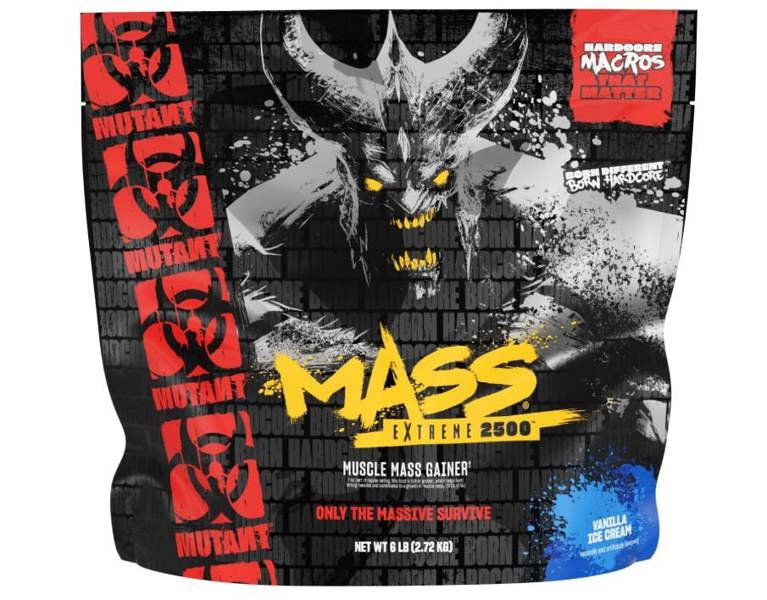 Mutant Mutant Mass Extreme 2500, Vanilla Ice Cream - 2720g