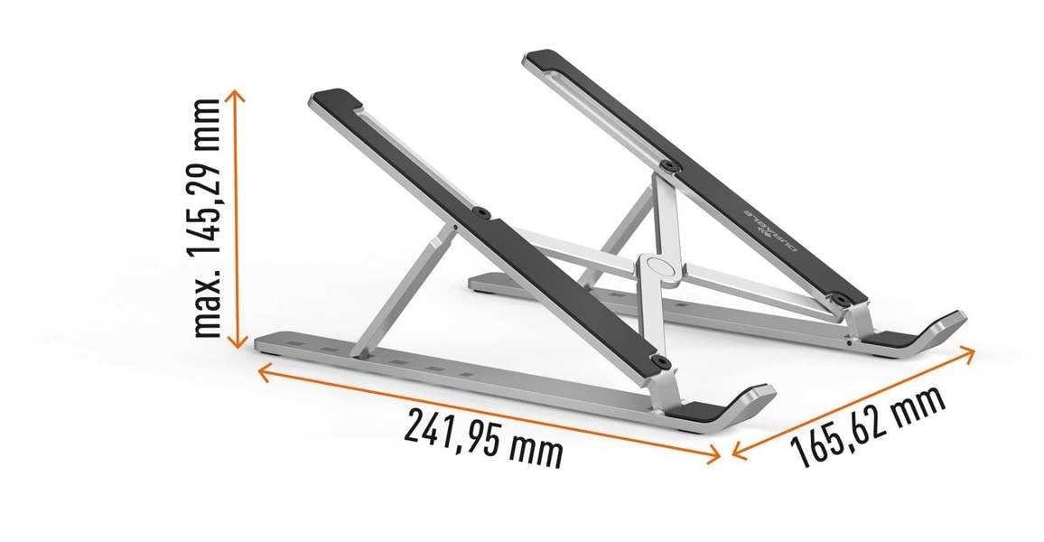 Durable Premium Aluminium Foldable Laptop Stand Rise | Contemporary and Portable