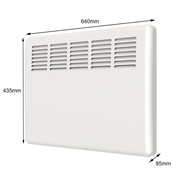 MYLEK Panel Heater 1.5KW Eco Smart WiFi App Radiator Electric Low Energy with Timer and Thermostat