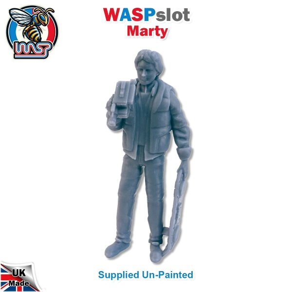 MCSlots Marty McFly Back To The Future Unpainted Figure 1:18 Scale Wasp