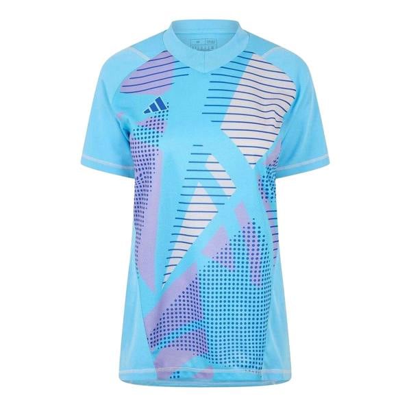 Adidas Womens/Ladies Tiro 24 T-Shirt - Blue Burst - 