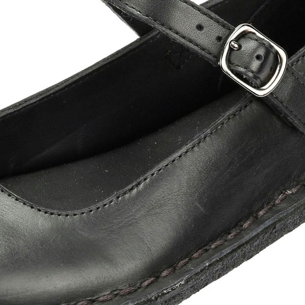 Clarks Originals Desert Jane Leather Women's Black Shoes