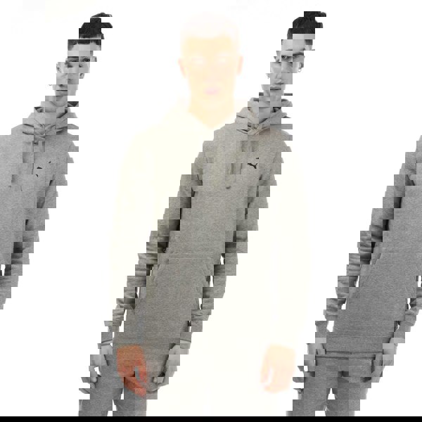 Puma Mens Small Logo Hoodie - Grey