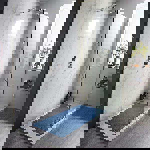 Nicoman Reversible Dual-Colour PVC Shower Bathroom Anti slip Mat