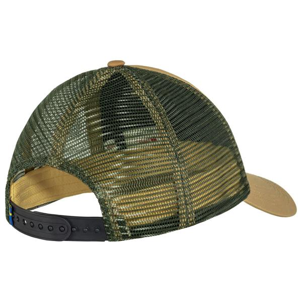 Rear view of 1960 Logo Langtradarkeps cap for Men in Buckwheat