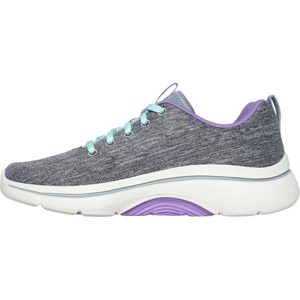Skechers GO WALK Arch Fit 2.0 Vivid Sunset Women's Trainers in Grey/Lavender