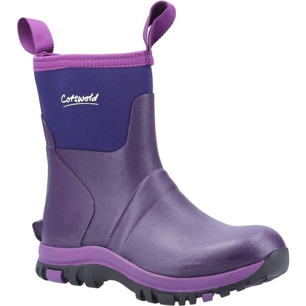 Cotswold Blaze TPR+Neoprene Women's Purple Wellington Boots