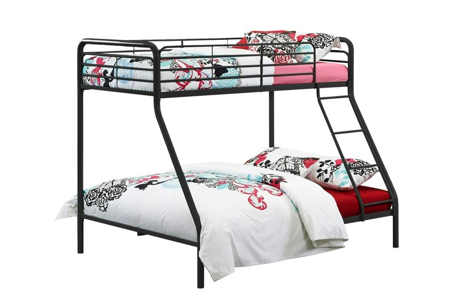 Dorel Home Bunk Bed Metal Black - Single Double