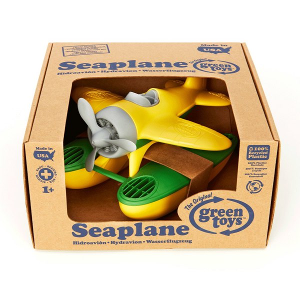 Green Toys Yellow Seaplane, Made From 100% Recycled Plastic