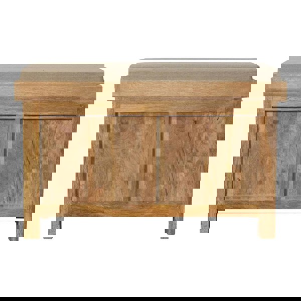 Artisan Furniture Rattan Basket Linen Bench